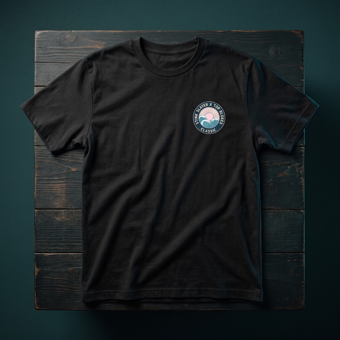 Classic t-shirt, black, front