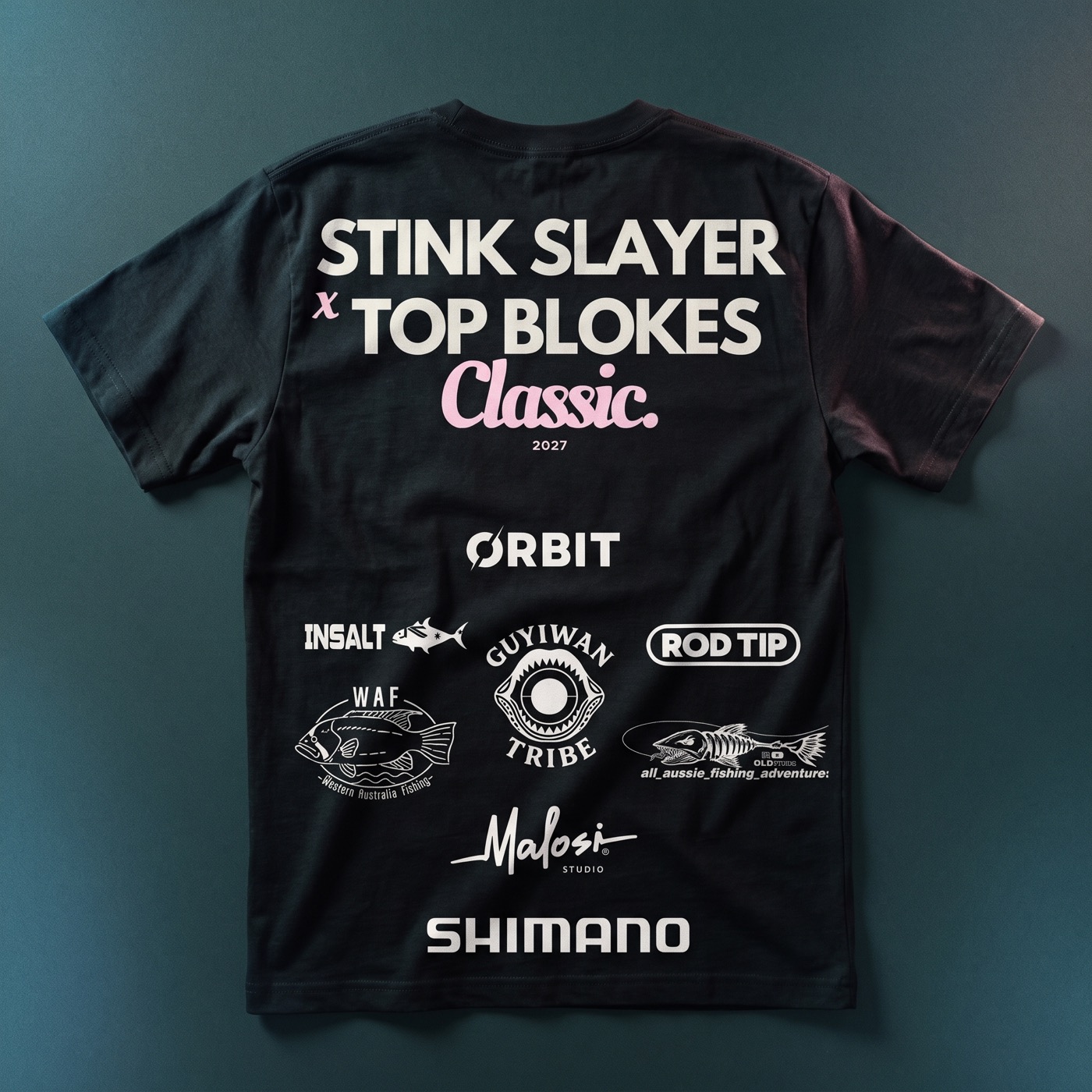 Classic t-shirt, black, back